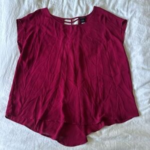 Torrid Burgundy Blouse